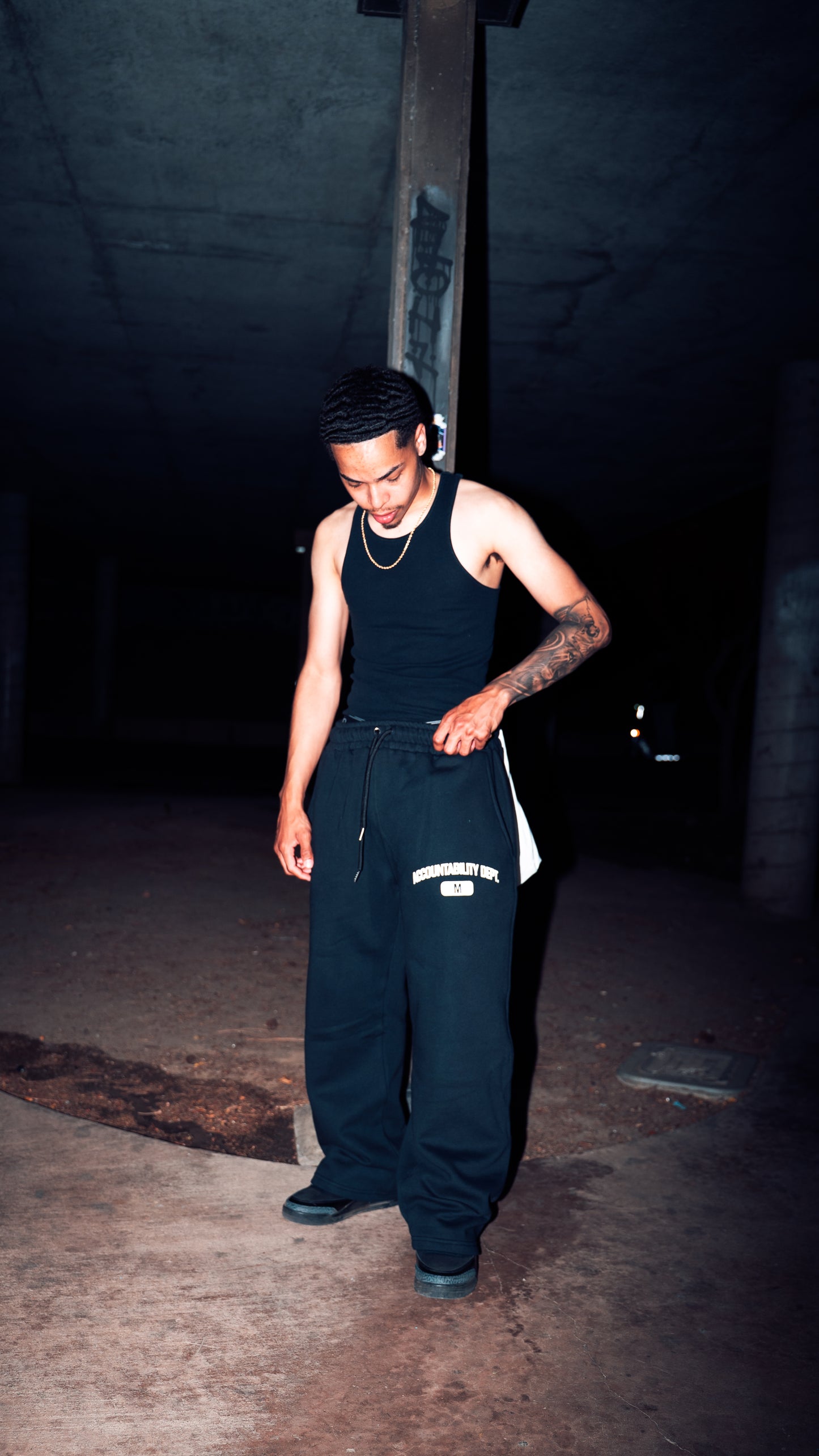 Accountability Dept. PE Sweats (Black)