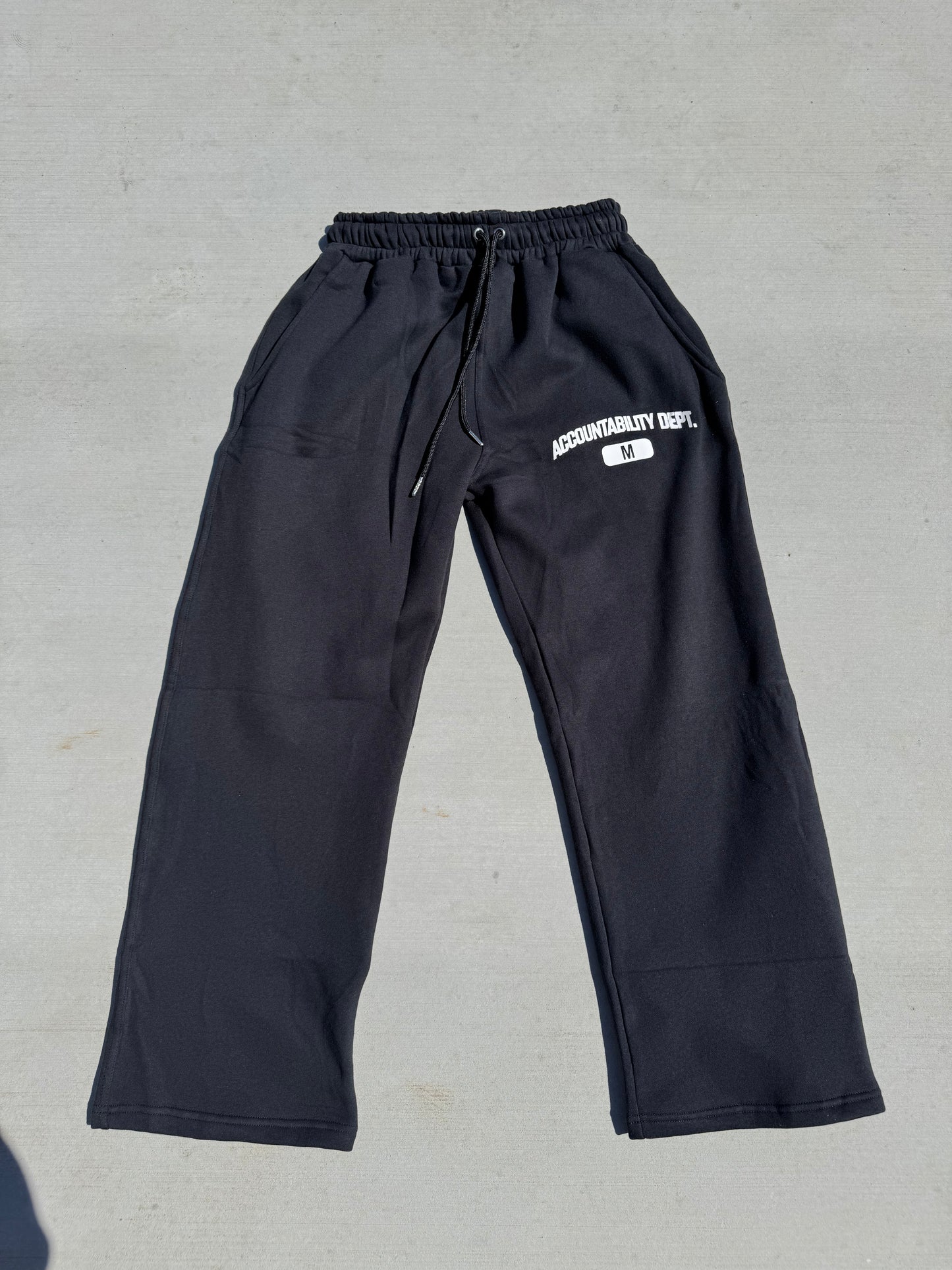 Accountability Dept. PE Sweats (Black)