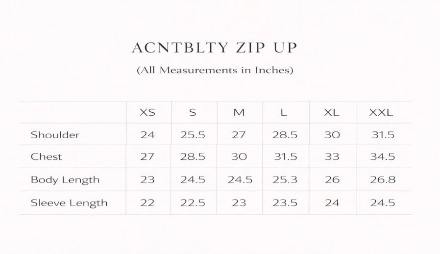 Accountability  Athletics Zip-up